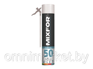 Пена монтажная бытовая всесезонная MIXFOR Foam Home 50, (750мл) (Выход до 50л)