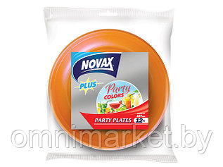 Тарелки десертные цветные 16 см 12 шт NV Plus (NOVAX)