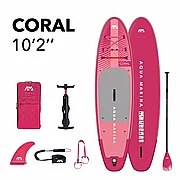 Доска SUP Board надувная (Сап Борд) Aqua Marina Coral Raspberry 10.2 (310см)