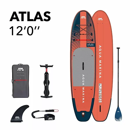 Доска SUP Board надувная (Сап Борд) Aqua Marina Atlas 12.0 (366см), фото 2