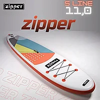 Доска SUP Board надувная (Сап Борд) Zipper S Line 11' (335см) Orange