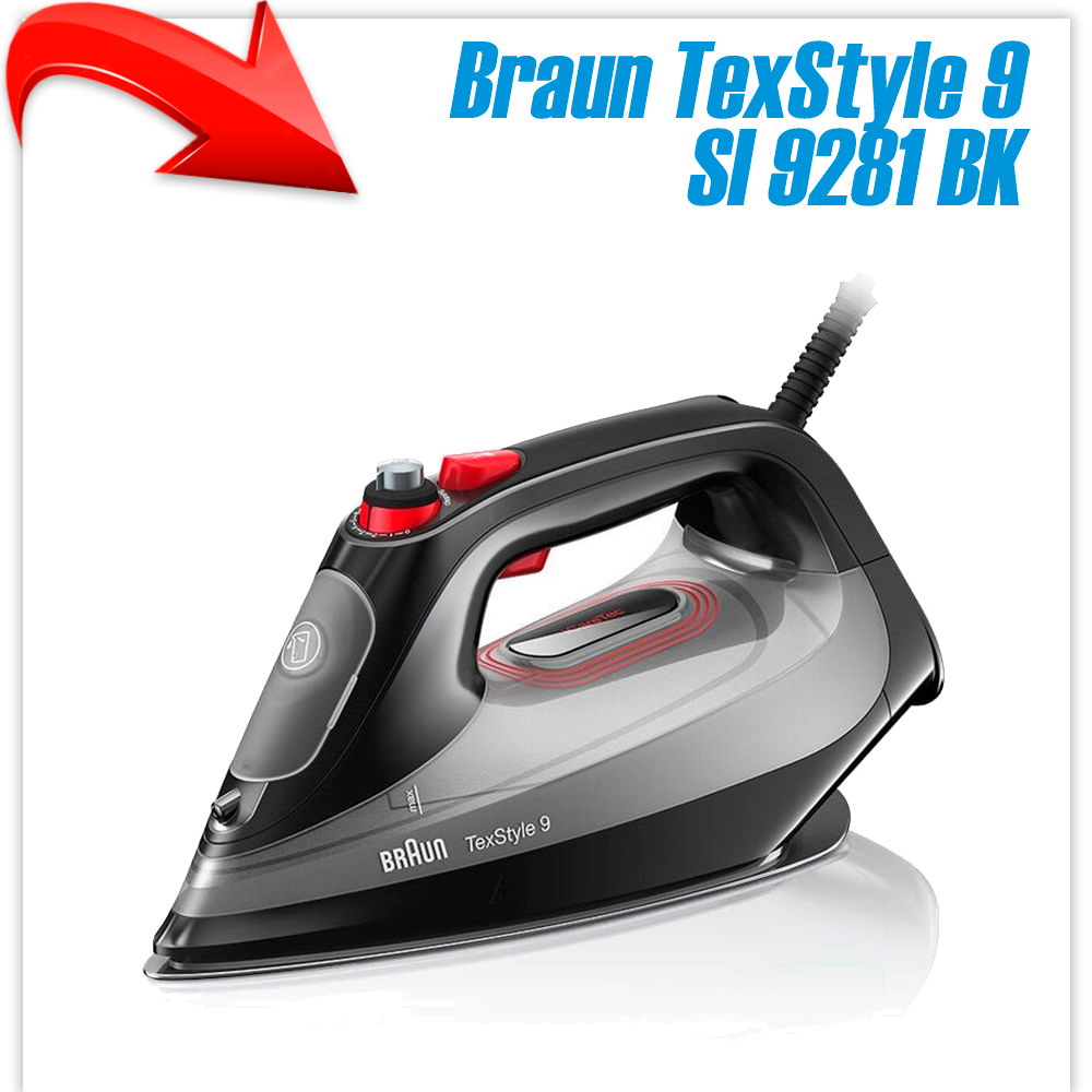 Утюг Braun TexStyle 9 SI 9281 BK