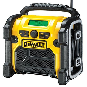 Радио аккум. (10.8-18В/230Вт, DAB+FM, шнур питания 1.8м, 2.8кг) DeWalt DCR020 SOLO