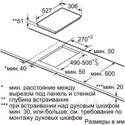 Индукционная варочная панель Bosch PIB375FB1E - фото 9 - id-p208118037