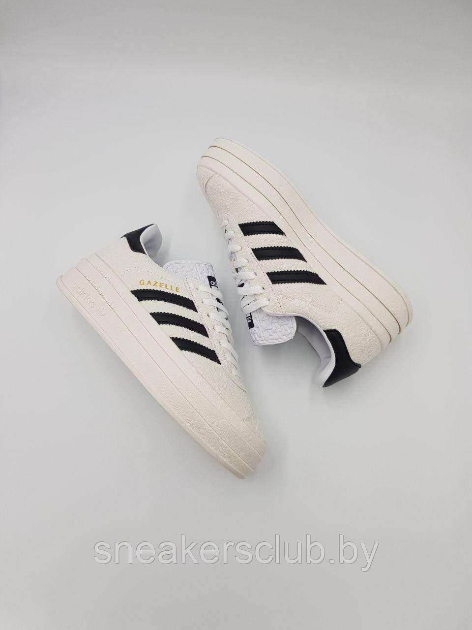 Кеды женские Adidas Gazelle Bold / подростковые - фото 2 - id-p208115249