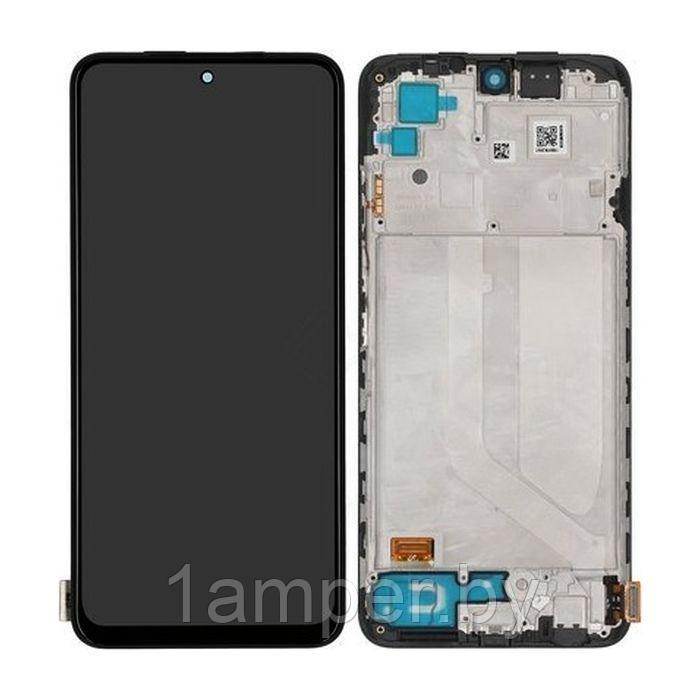 Дисплей для Xiaomi Redmi Note 10/Redmi Note 10S В сборе с тачскрином С рамкой. Черный