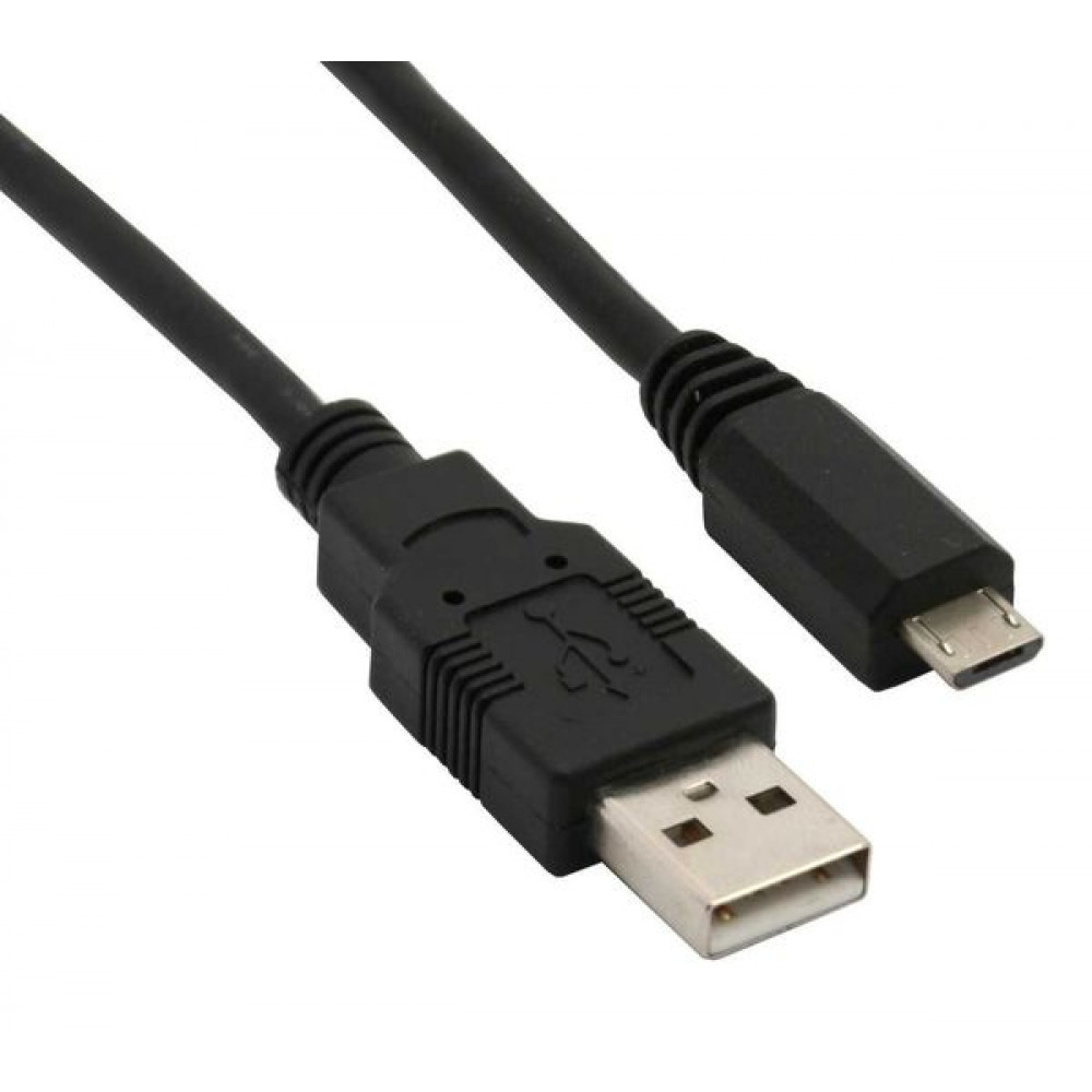 Кабель USB - MicroUSB PERFEO (U4002) , 1,8 м, черный (Для подзарядки геймпада) - фото 1 - id-p208130862