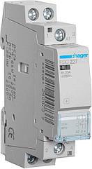 Контактор для проводок 25A/230V, 1НО+1НЗ, 1-модуль Hager