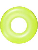 Круг надувной Неон с перламутровым блеском  желтый, зеленый