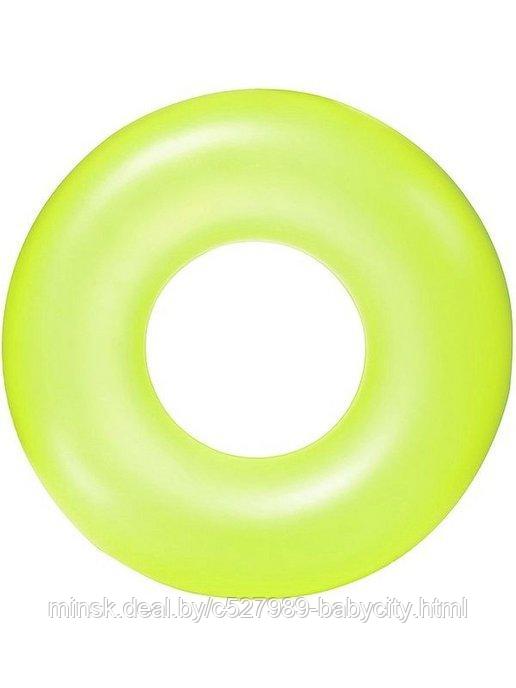 Круг надувной Неон с перламутровым блеском желтый, зеленый - фото 1 - id-p208132308