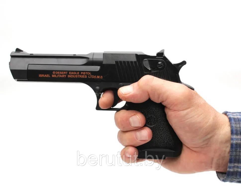 Детский пневматический пистолет металлический C.20+ (Desert Eagle) - фото 4 - id-p181290460