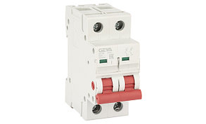 Выключатель нагрузки Geya GYH8-2P-63, 2P, 63A, 12kA, 2M