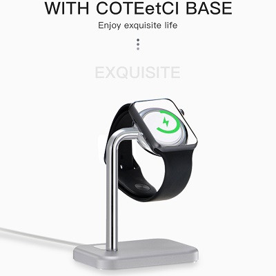Зарядное устройство COTEetCI CS5701 iWatch Magnetic Charger, белый, Type-c interface 1м - фото 6 - id-p208139729