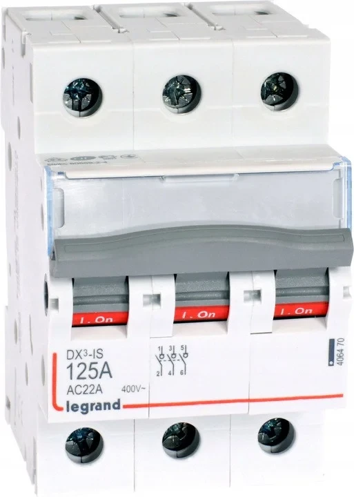 Модульный выключатель нагрузки DX3-IS 20A 3P - фото 1 - id-p207641242