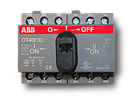 Выкл. нагрузки реверсивный OT40F3C, 3P, схема I-0-II, без рукоятки ABB 1SCA104913R1001