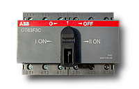 Выкл. нагрузки реверсивный OT63F3C, 3P, схема I-0-II, без рукоятки ABB 1SCA105338R1001