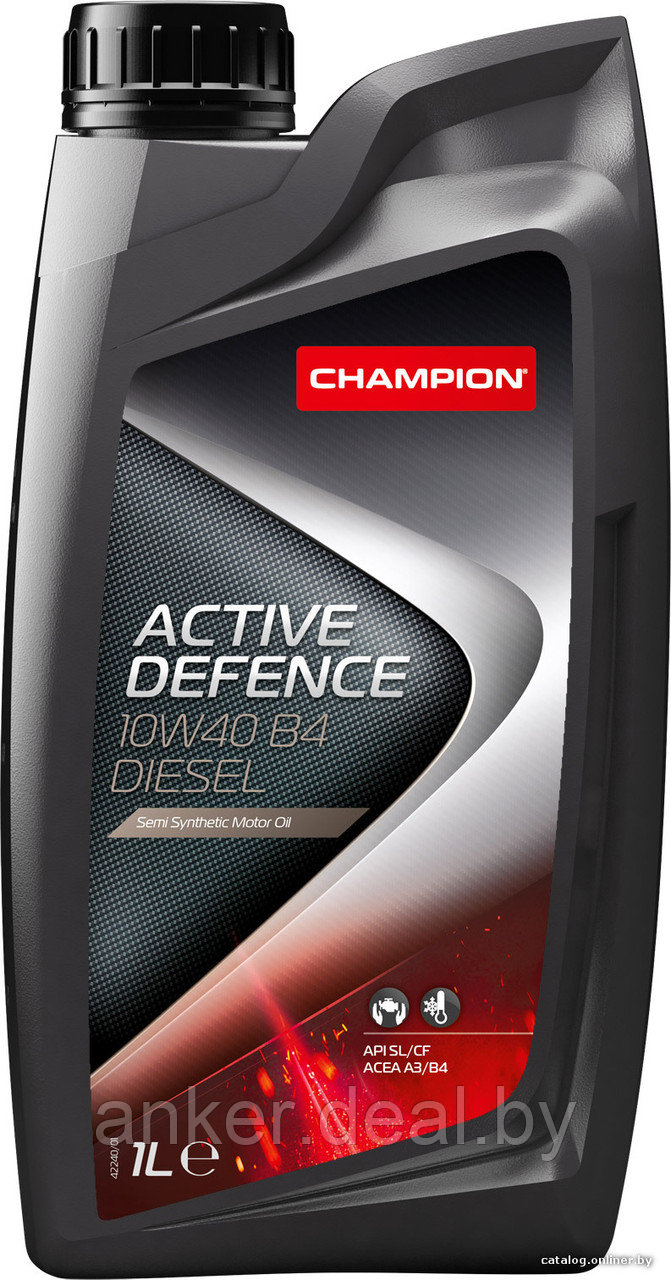 Champion Active Defence 10W40 B4 Diesel 1л полусинтетическое моторное масло - фото 1 - id-p208010930