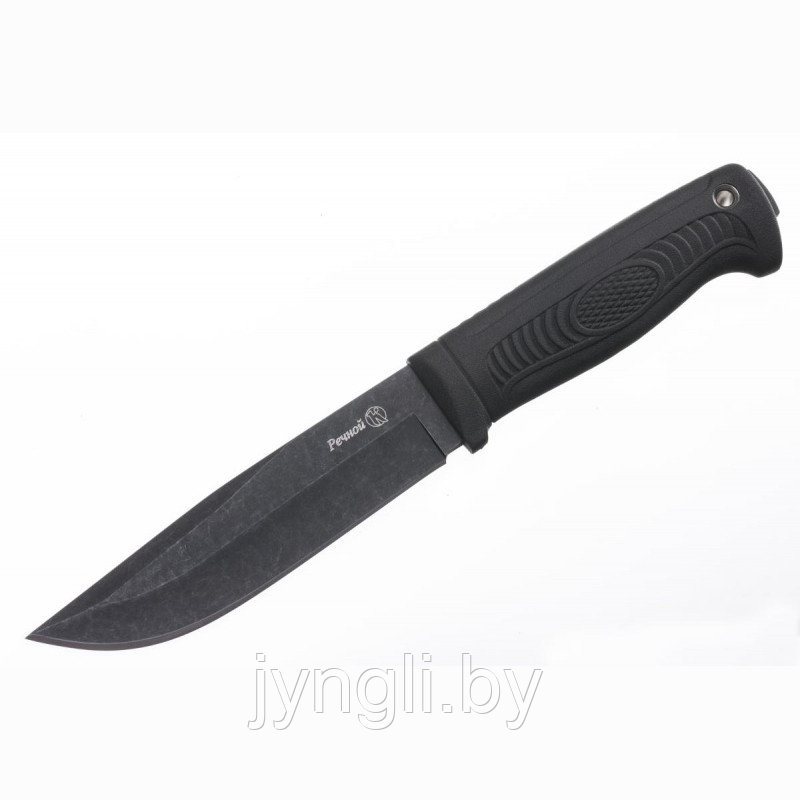 Нож туристический Кизляр Речной, черный - фото 1 - id-p208145329