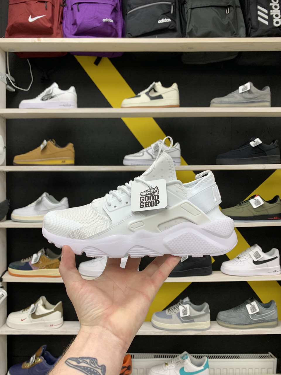 Кроссовки Nike Air Huarache All White