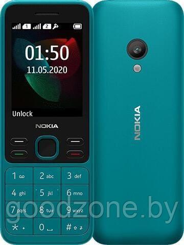 Кнопочный телефон Nokia 150 (2020) Dual SIM TA-1235 (бирюзовый) - фото 1 - id-p208154708