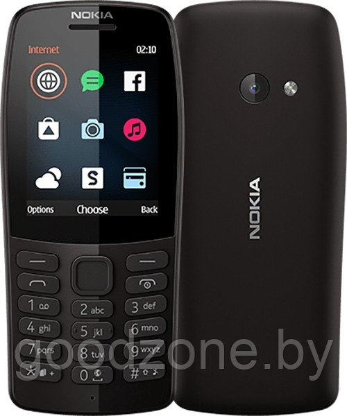 Кнопочный телефон Nokia 210 (черный) - фото 1 - id-p208154711