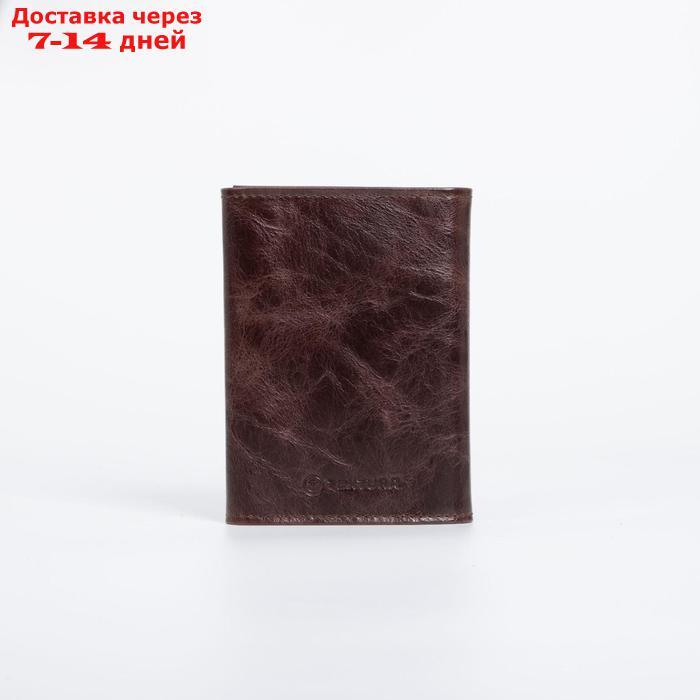 Обложка для автодокументов и паспорта, цвет коричневый - фото 2 - id-p208101949