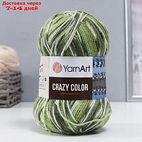 Пряжа "Crazy color" 25% шерсть, 75% акрил 260м/100гр (115)