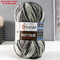 Пряжа "Crazy color" 25% шерсть, 75% акрил 260м/100гр (137 принт)