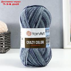 Пряжа "Crazy color" 25% шерсть, 75% акрил 260м/100гр (652)