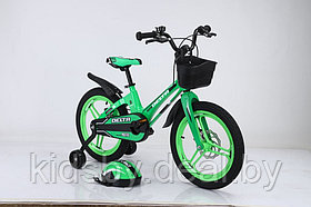 Детский велосипед Delta Prestige D 18" + шлем 2023 (зеленый) магниевая рама, вилка и литые колеса