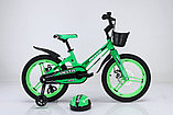 Детский велосипед Delta Prestige D 18" + шлем 2023 (зеленый) магниевая рама, вилка и литые колеса, фото 2