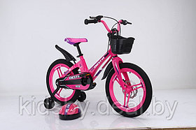 Детский велосипед Delta Prestige D 18" + шлем 2023 (розовый) магниевая рама, вилка и литые колеса
