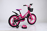 Детский велосипед Delta Prestige D 18" + шлем 2023 (розовый) магниевая рама, вилка и литые колеса, фото 3