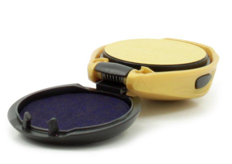 Полуавтоматическая оснастка Colop Stamp Mouse R40 для клише печати &#248;40 мм, корпус желтый - фото 1 - id-p208161771