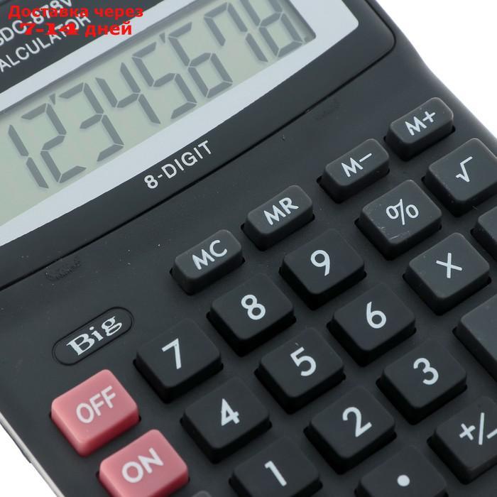 Калькулятор настольный, 8-разрядный, SDC-878V, двойное питание - фото 3 - id-p208102496