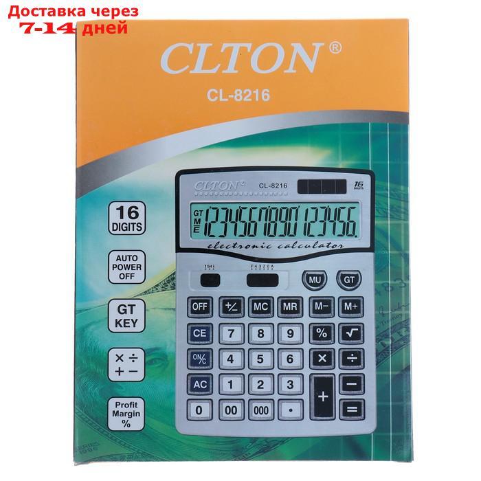 Калькулятор настольный, 16-разрядный, SDC-8216, двойное питание - фото 6 - id-p208102499