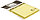 Бумага для заметок с липким краем Buro 76*76 мм, 1 блок*80 л., желтая пастель, фото 2