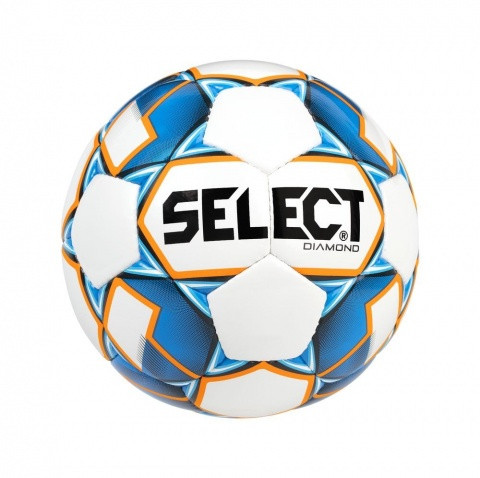 Мяч футбольный Select Diamond IMS NEW №5 Бело-Голубой - фото 1 - id-p208161998