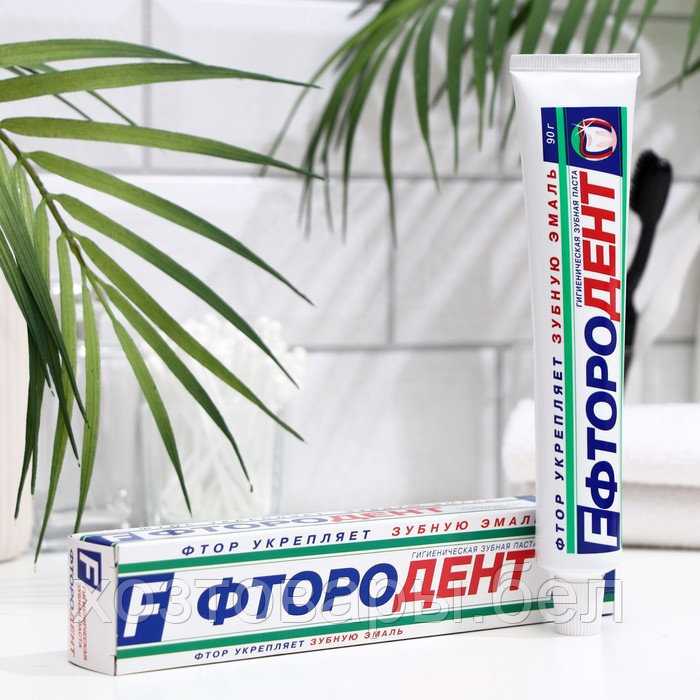 Зубная паста Весна "Фтородент", в футляре, 90 г - фото 1 - id-p208162414