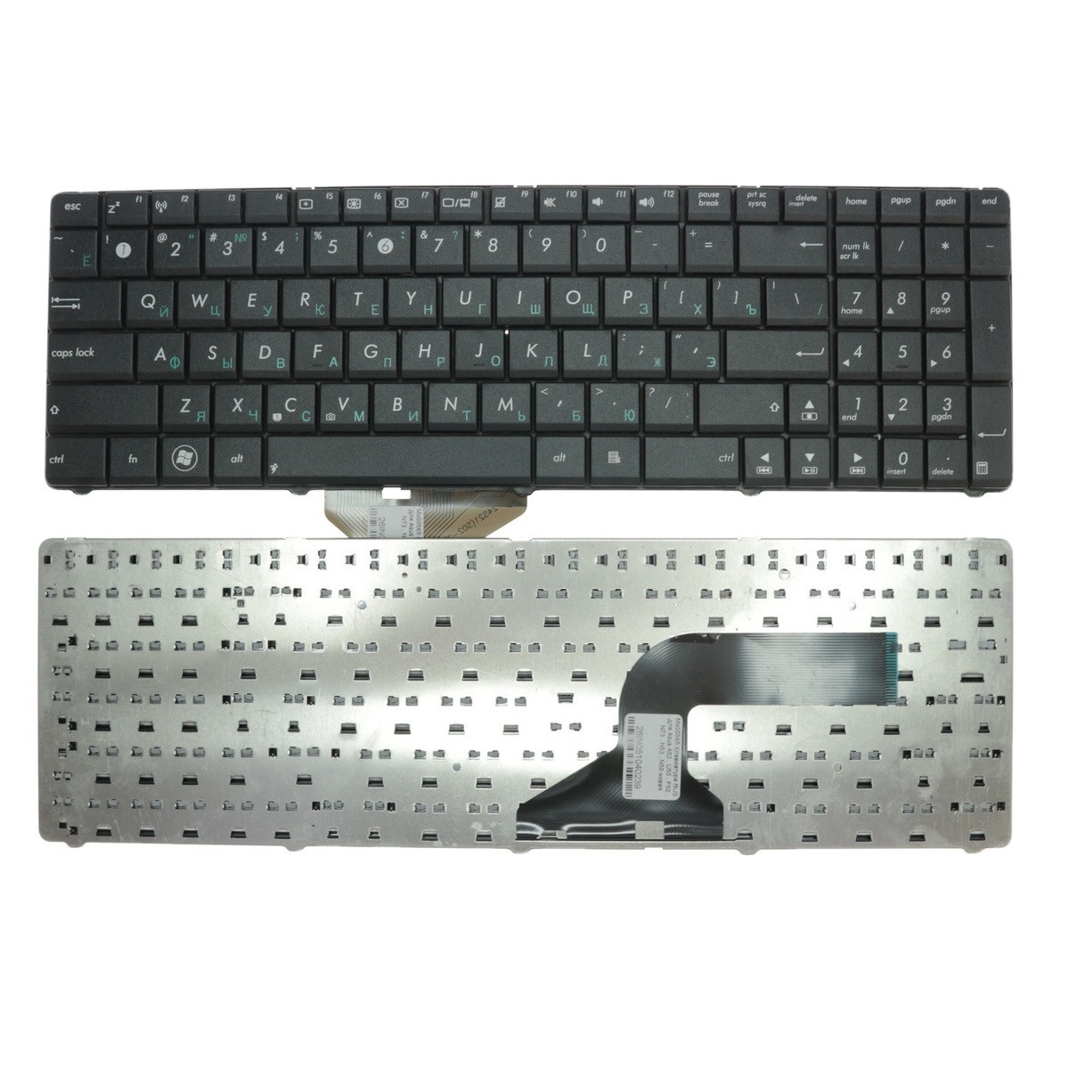 Клавиатура для ноутбука Asus A52 U50 K52 F50 N73 N53 N50 новая и других моделей ноутбуков - фото 1 - id-p94238793