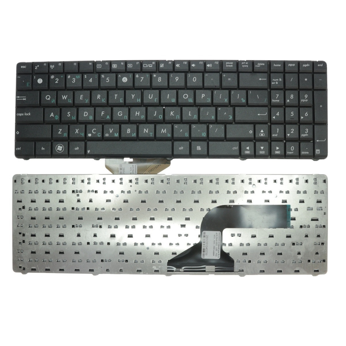 Клавиатура для ноутбука Asus N73J N90 N90SC N90SV черная