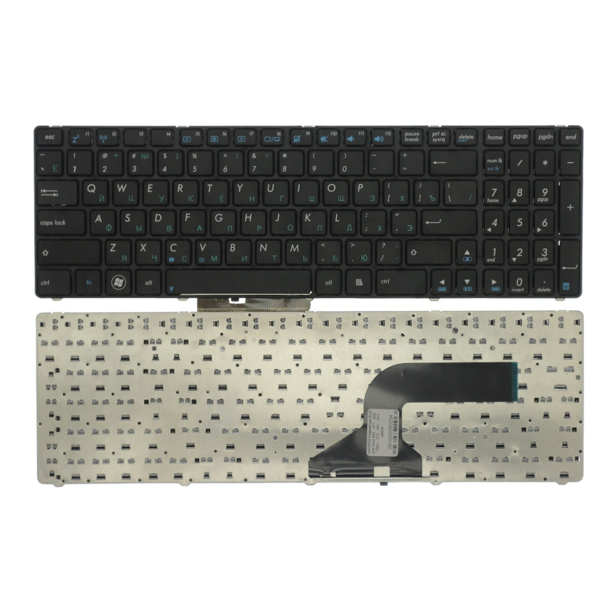 Клавиатура для ноутбука Asus G73Sw K52F K52JB K52JC черная - фото 1 - id-p135119621