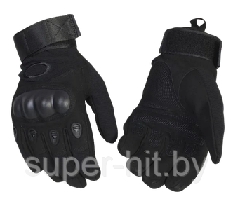 Перчатки защитные тактические черные, фото 2