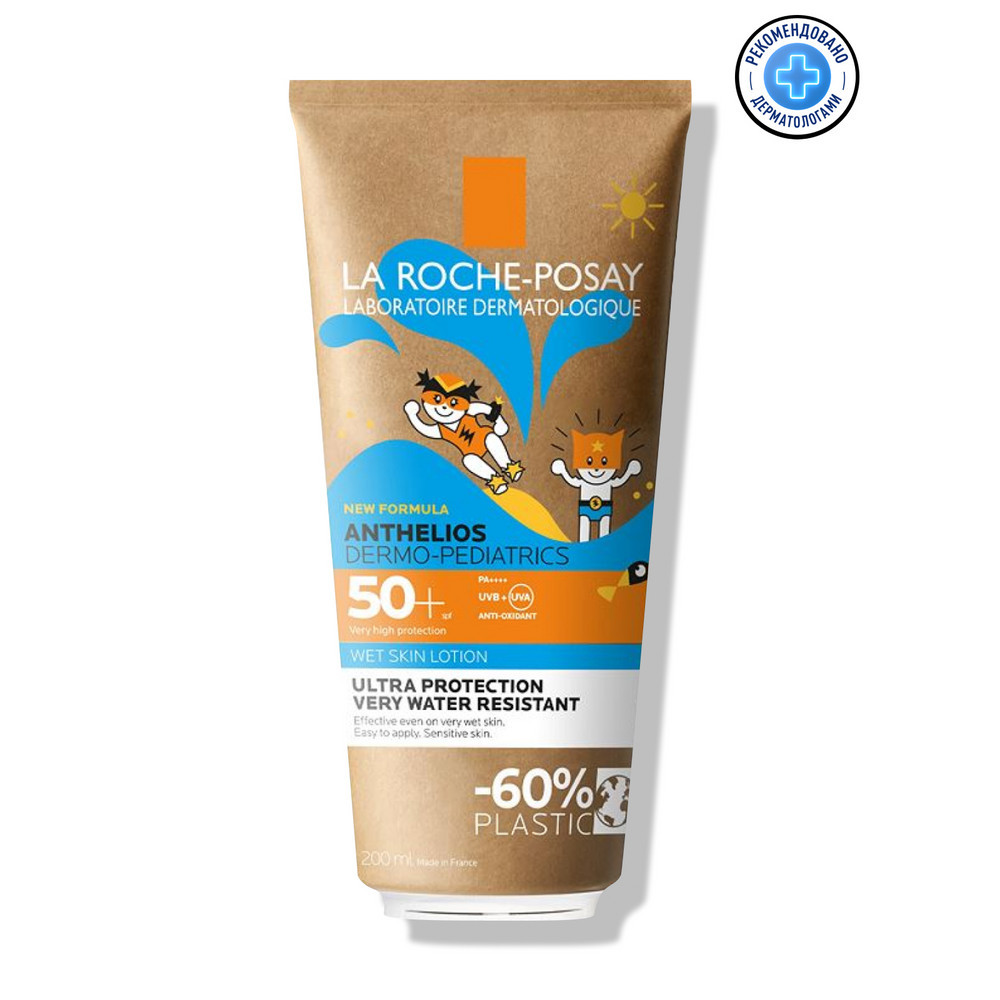 Гель детский для лица и тела La Roche-Posay Ля Рош Anthelios Dermo-pediatrics SPF 50+, 200 мл - фото 1 - id-p208168306