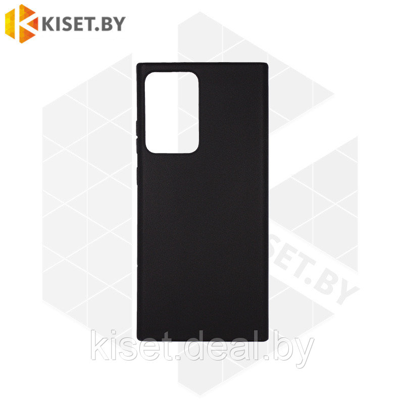 Силиконовый чехол KST MC для Samsung Galaxy Note 20 Ultra черный матовый - фото 1 - id-p208168398
