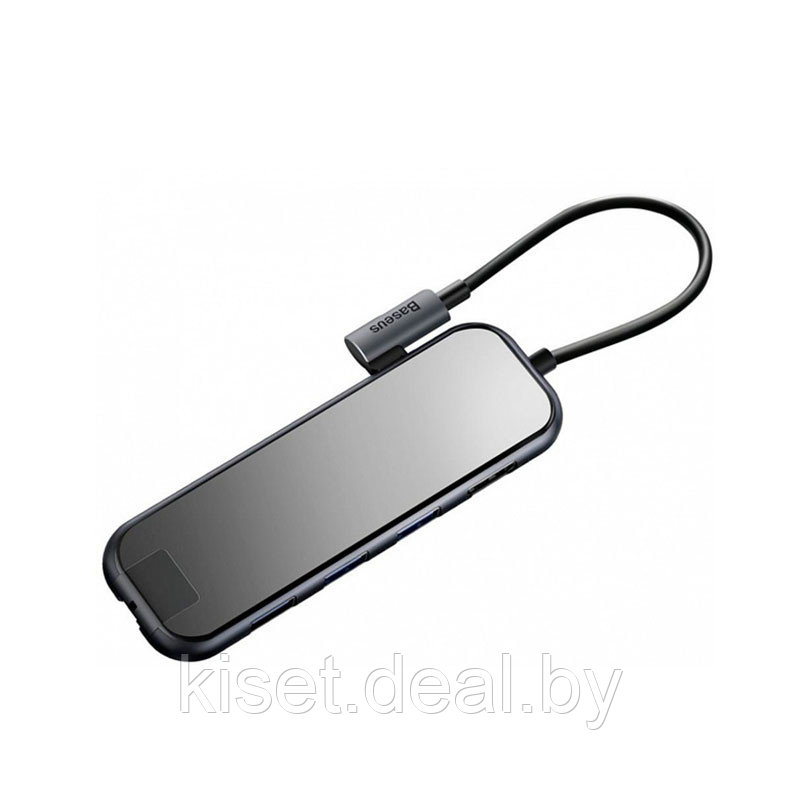 USB-хаб Baseus CAHUB-DZ0G Type-C серый - фото 1 - id-p208168399