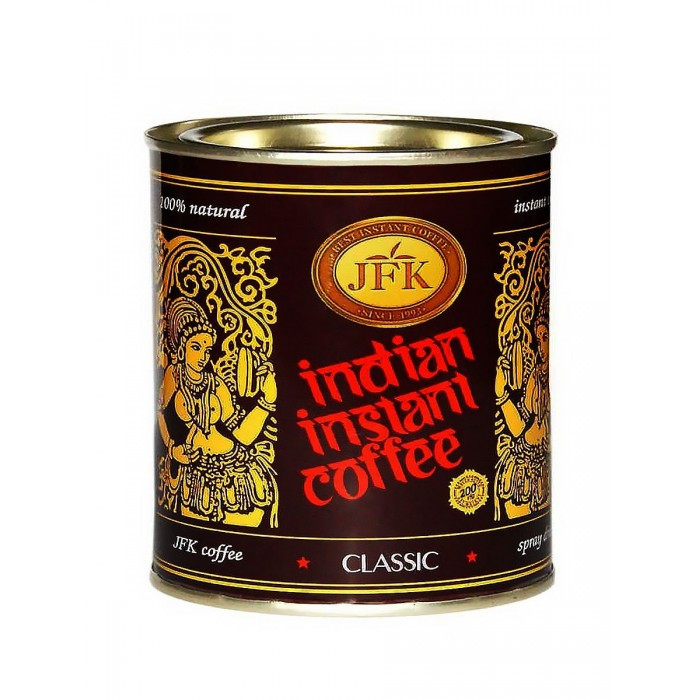 Кофе индийский растворимый (JFK Classic Instant coffee), 200г - фото 1 - id-p208170413