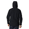 Куртка софт-шелл мужская Columbia Tall Heights™ Hooded Softshell чёрный, фото 2