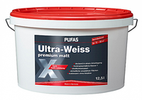 Премиум силиконовая краска матовая Ultra-Weiss Innensilikon 12,5 л