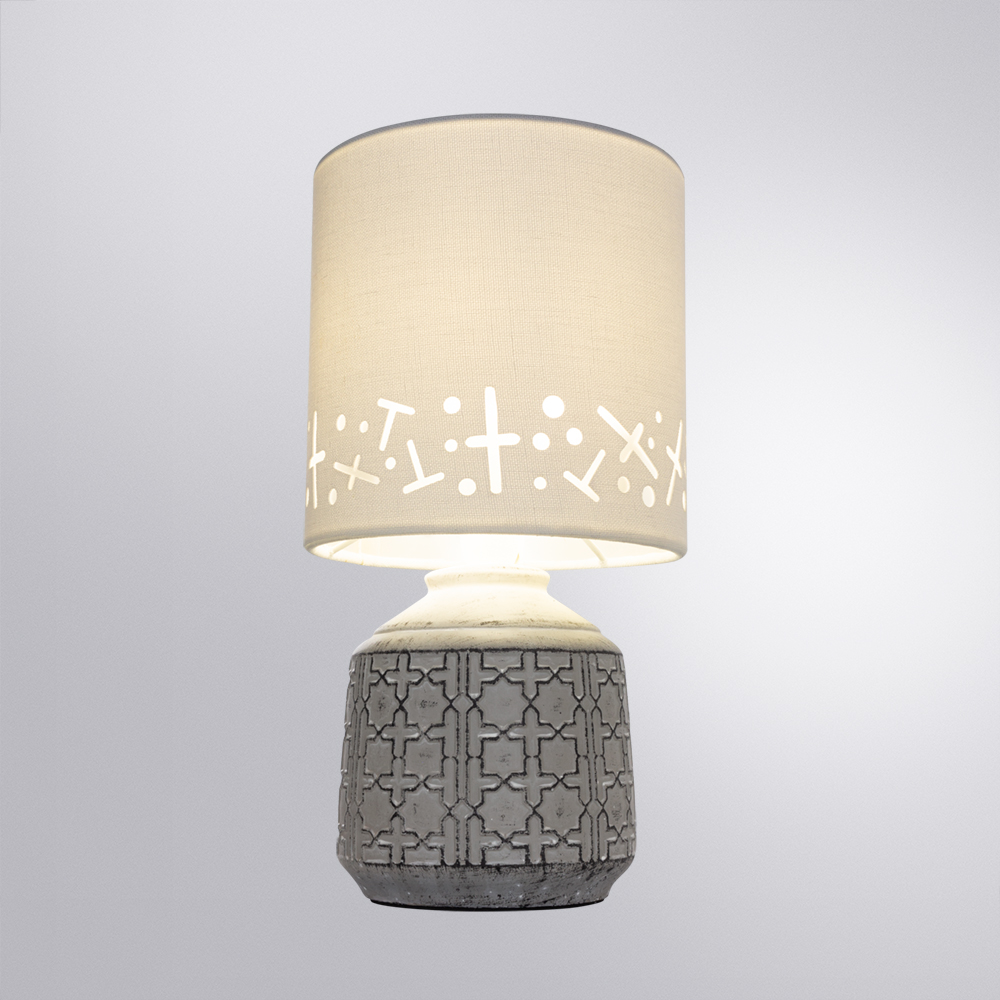 Декоративная настольная лампа Arte Lamp BUNDA A4007LT-1GY - фото 2 - id-p165434467